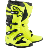 ALPINESTARS BOOT TECH 7 (25) YEL Fluo Black Right Side - Driven Powersports