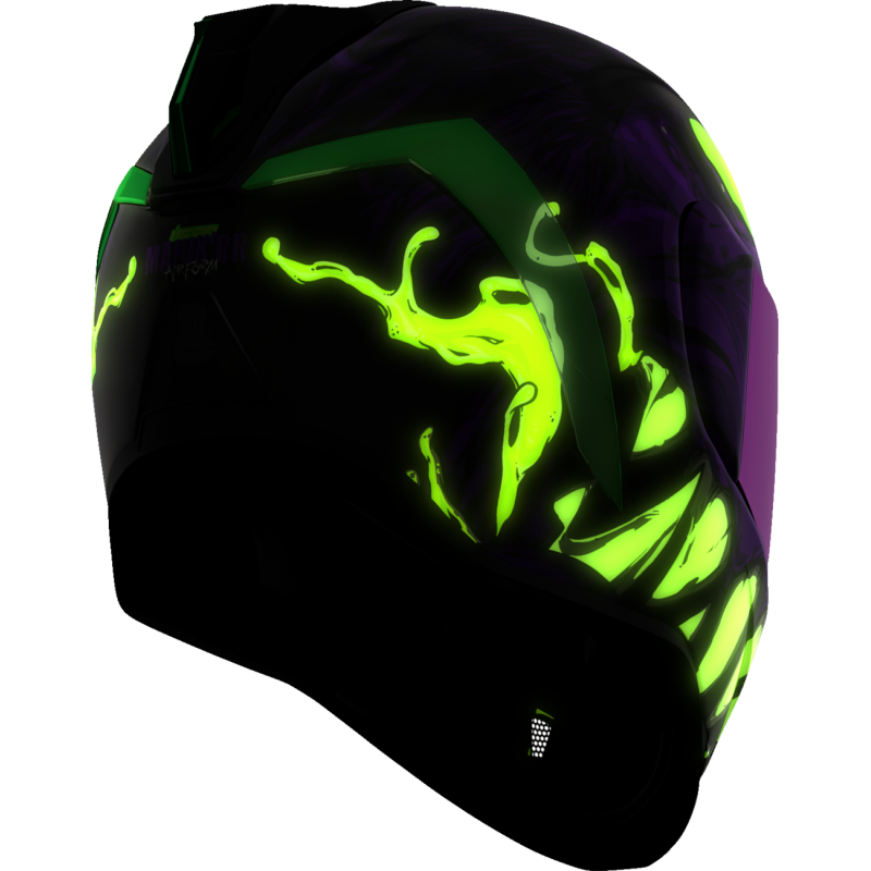 ICON HELMET AIRFORM MIPS MANIK'RR Purple Back - Driven Powersports