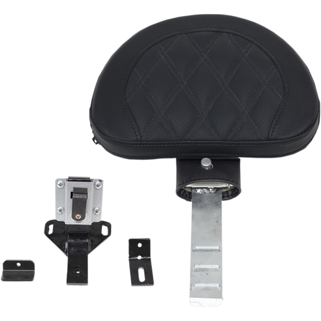 SADDLEMEN BACKREST LS DRIVER Black Front - Driven Powersports