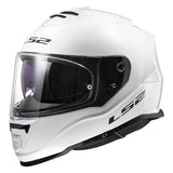 LS2 Assault Full-Face Helmet Solid Color White MD - Driven Powersports