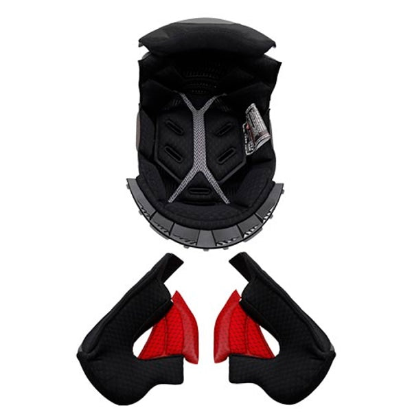 LS2 Liner for Valiant II Helmet Black XS - Driven Powersports