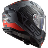 LS2 Citation II Full-Face Helmet Splitter Matte Titanium/Red LG - Driven Powersports