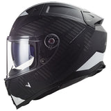 LS2 Citation II Full-Face Helmet Splitter Matte Black/White XS - Driven Powersports