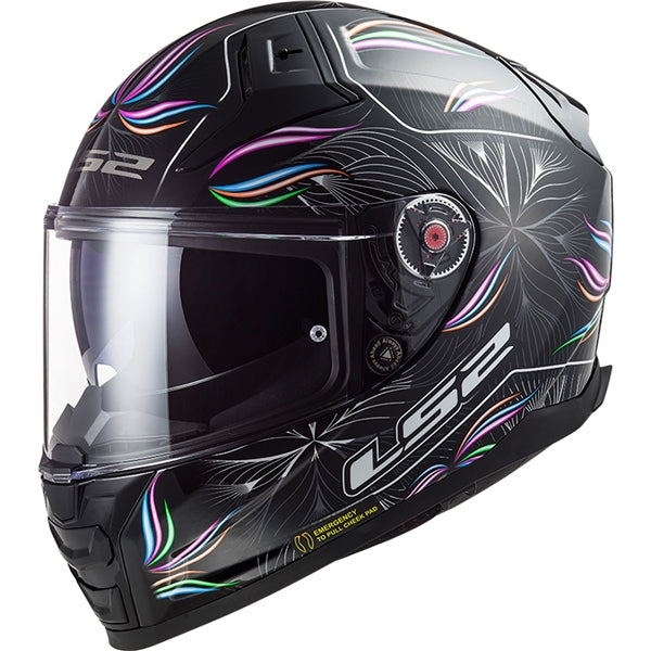LS2 Citation II Full-Face Helmet Tropical Black/White SM - Driven Powersports
