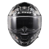 LS2 Assault Full-Face Helmet Warrior Silver/Black XL - Driven Powersports