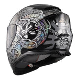 LS2 Assault Full-Face Helmet Warrior Silver/Black XL - Driven Powersports