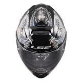 LS2 Assault Full-Face Helmet Warrior Silver/Black XL - Driven Powersports
