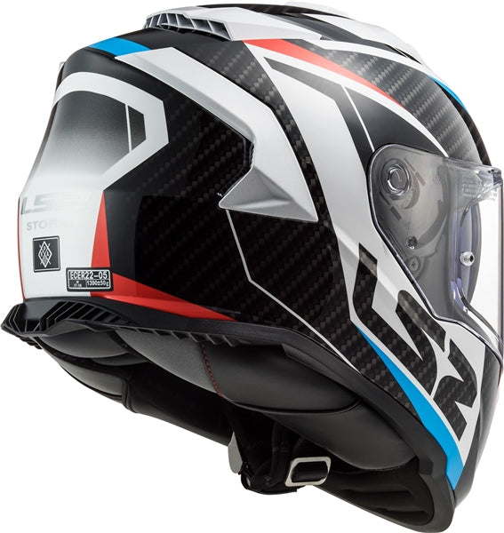 LS2 Assault Full-Face Helmet Racer White/Red/Blue MD - Driven Powersports