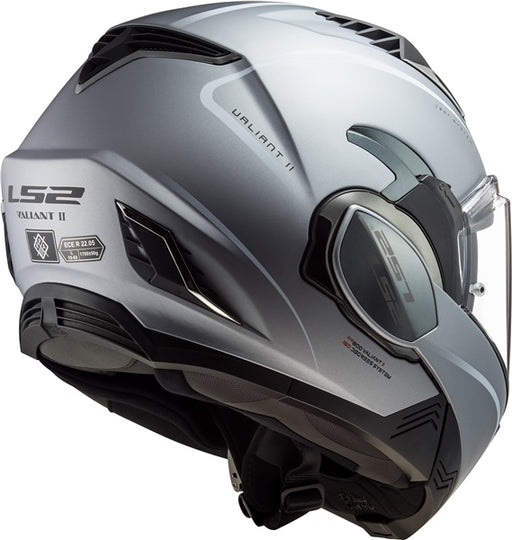 LS2 HELM VALIANT II SPECIAL Matte Silver XS - Driven Powersports