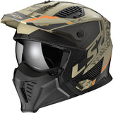 LS2 Drifter Open-Face Helmet Devor Orange XS - Driven Powersports