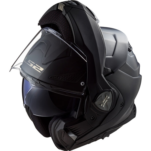 LS2 Advant X Modular Helmet Solid Matte Black XL - Driven Powersports
