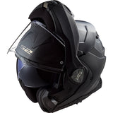 LS2 Advant X Modular Helmet Solid Matte Black XL - Driven Powersports