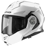 LS2 Advant X Modular Helmet Solid White XS - Driven Powersports