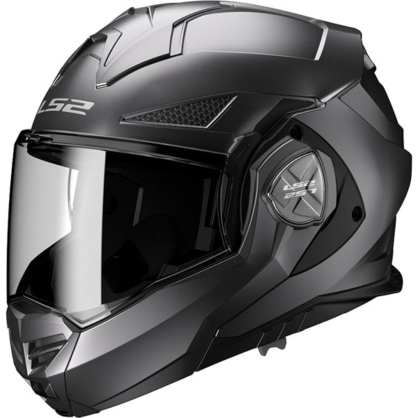 LS2 Advant X Modular Helmet Solid Matte Titanium MD - Driven Powersports