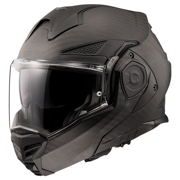 LS2 Advant X Modular Helmet Carbone Matte Black SM - Driven Powersports