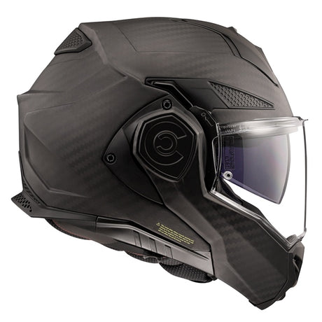 LS2 Advant X Modular Helmet Carbone Matte Black SM - Driven Powersports