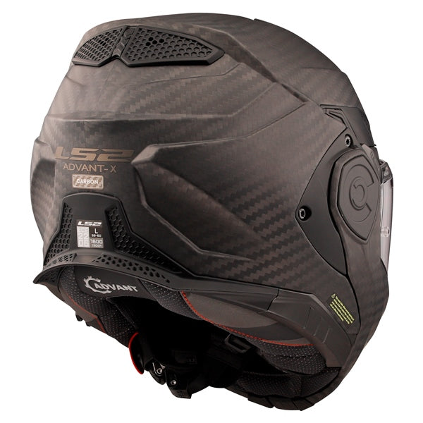 LS2 Advant X Modular Helmet Carbone Matte Black SM - Driven Powersports