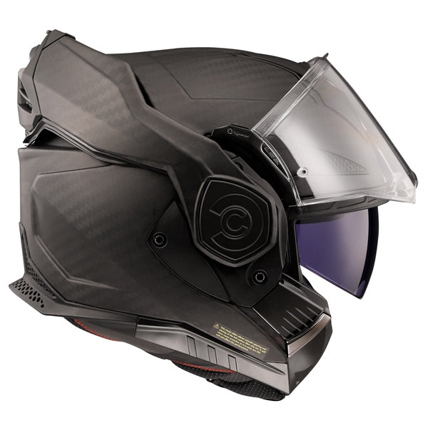LS2 Advant X Modular Helmet Carbone Matte Black SM - Driven Powersports