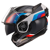 LS2 Advant Modular Helmet Sport Black/Blue/Red 2XL - Driven Powersports