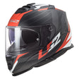 LS2 Assault Full-Face Helmet Nerve Matte Black/Red SM - Driven Powersports