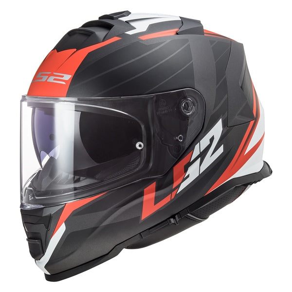 LS2 Assault Full-Face Helmet Nerve Matte Black/Red SM - Driven Powersports