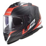 LS2 Assault Full-Face Helmet Nerve Matte Black/Red SM - Driven Powersports