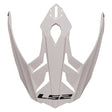 LS2 Peak for Explorer Helmet Solid White - Driven Powersports