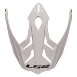 LS2 Peak for Explorer Helmet Solid White - Driven Powersports