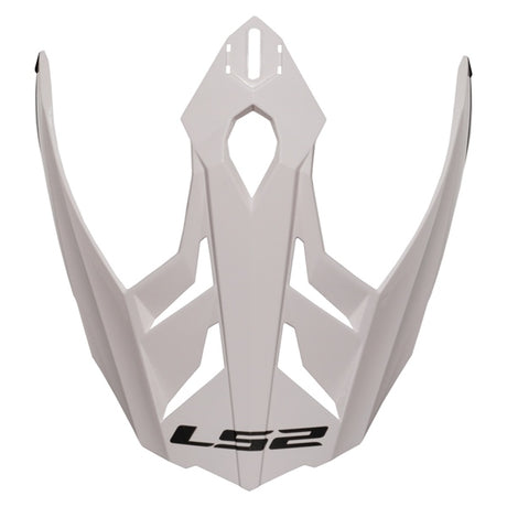 LS2 Peak for Explorer Helmet Solid White - Driven Powersports