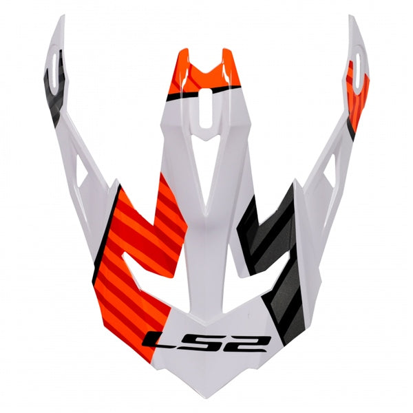 LS2 Peak for Subverter Helmet Astro White/Orange - Driven Powersports