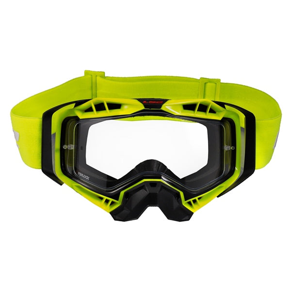 LS2 GOGGLE AURA Yellow/Black Clear - Driven Powersports