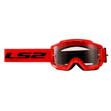 LS2 Charger Goggle Black/Red Clear - Driven Powersports