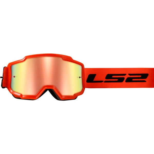 LS2 Charger Goggle Orange Clear - Driven Powersports