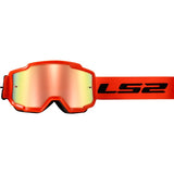 LS2 Charger Goggle Orange Clear - Driven Powersports