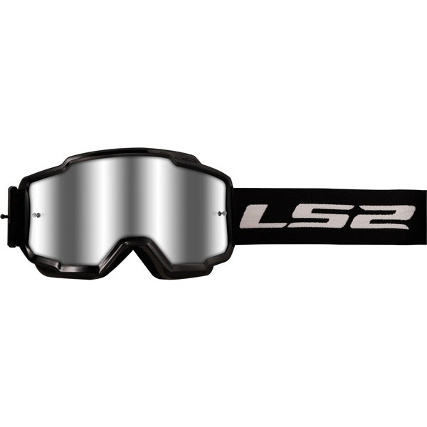 LS2 Charger Goggle Black Clear - Driven Powersports