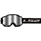 LS2 Charger Goggle Black Clear - Driven Powersports