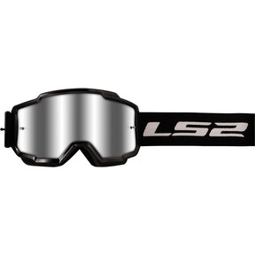 LS2 Charger Goggle Black Clear - Driven Powersports