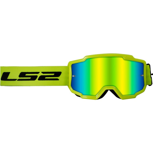 LS2 Charger Plus Goggle Yellow - Driven Powersports