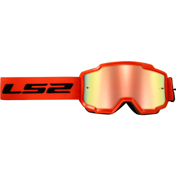LS2 Charger Plus Goggle Orange - Driven Powersports