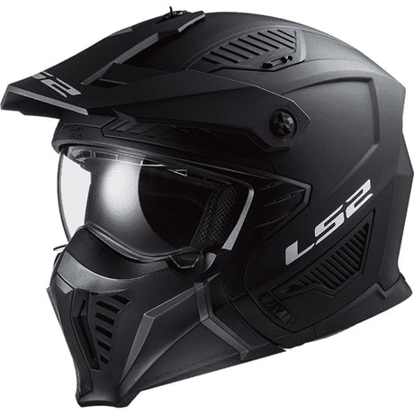LS2 Peak for Drifter Helmet Solid Matte Black - Driven Powersports