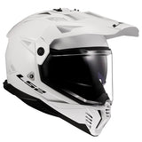LS2 Blaze II Off-Road Helmet Solid White XS - Driven Powersports