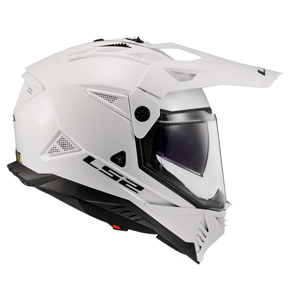 LS2 Blaze II Off-Road Helmet Solid White XS - Driven Powersports