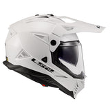 LS2 Blaze II Off-Road Helmet Solid White XS - Driven Powersports