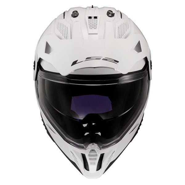 LS2 Blaze II Off-Road Helmet Solid White XS - Driven Powersports