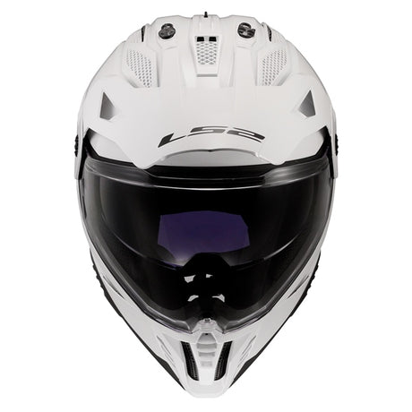 LS2 Blaze II Off-Road Helmet Solid White XS - Driven Powersports