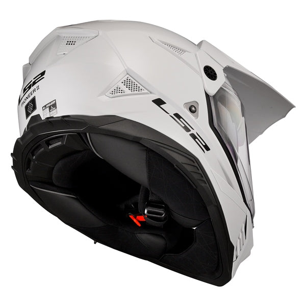 LS2 Blaze II Off-Road Helmet Solid White XS - Driven Powersports
