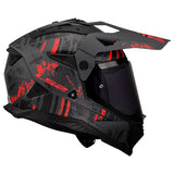LS2 Blaze II Off-Road Helmet Crazy Light Gray/Red SM - Driven Powersports