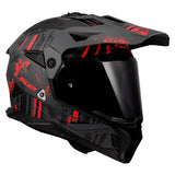 LS2 Blaze II Off-Road Helmet Crazy Light Gray/Red SM - Driven Powersports