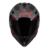 LS2 Blaze II Off-Road Helmet Crazy Light Gray/Red SM - Driven Powersports