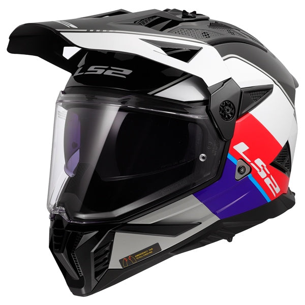 LS2 Blaze II Off-Road Helmet Rally Red/White/Blue 3XL - Driven Powersports